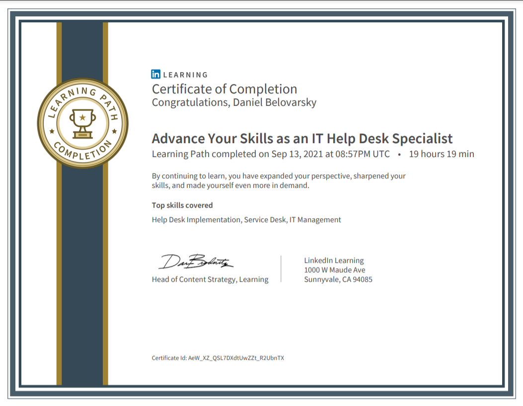 Advance Your Skills as an IT Help Desk Specialist