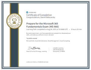 Prepare For The Microsoft 365 Fundamentals Exam (MS-900) - Daniel ...