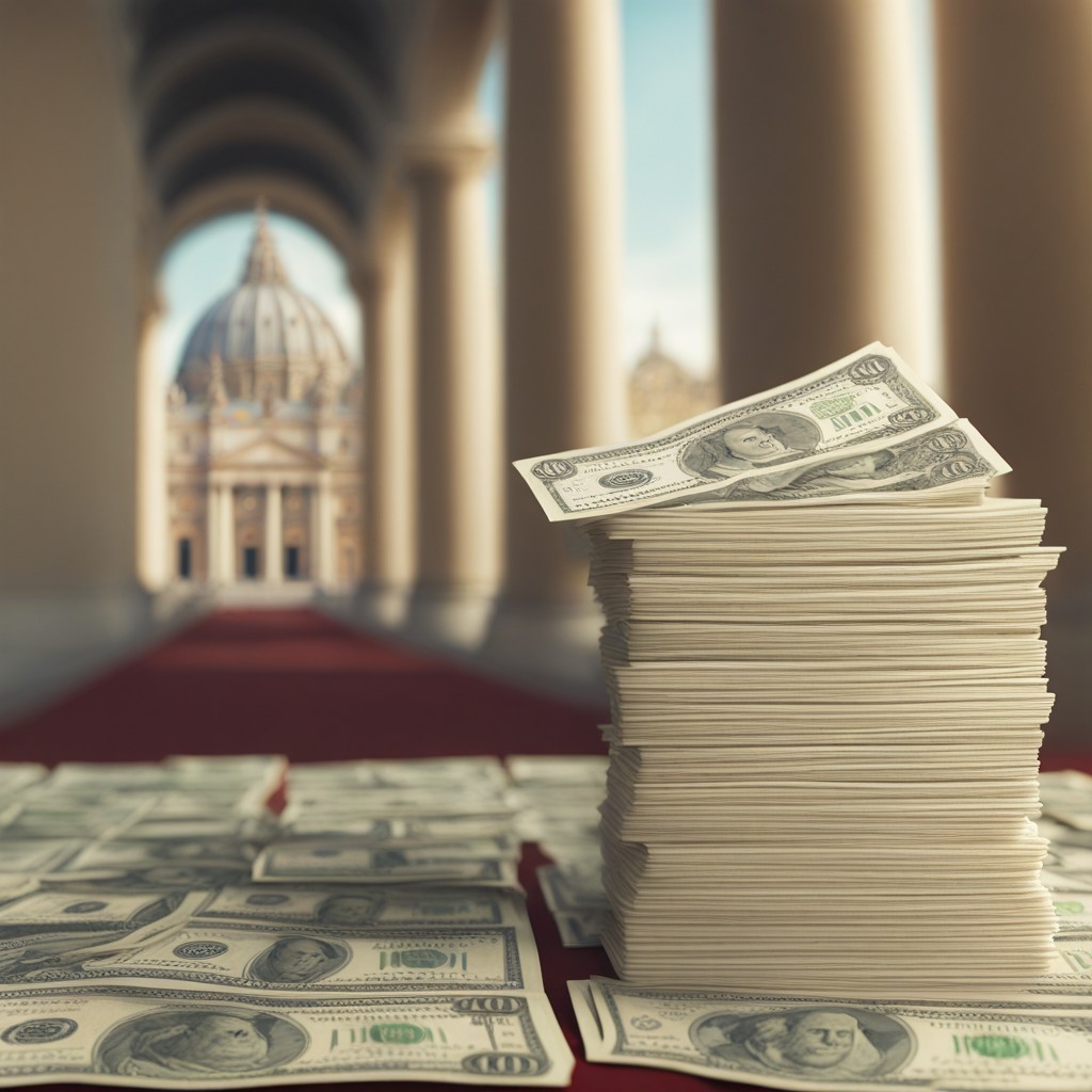 The Transformation of the Roman Empire into the Vatican: A Tale of Wealth and Spiritual Power